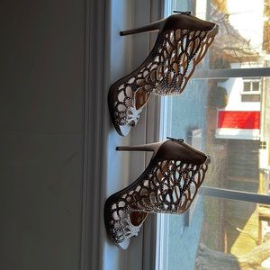 Inc embellished heels, size 8.